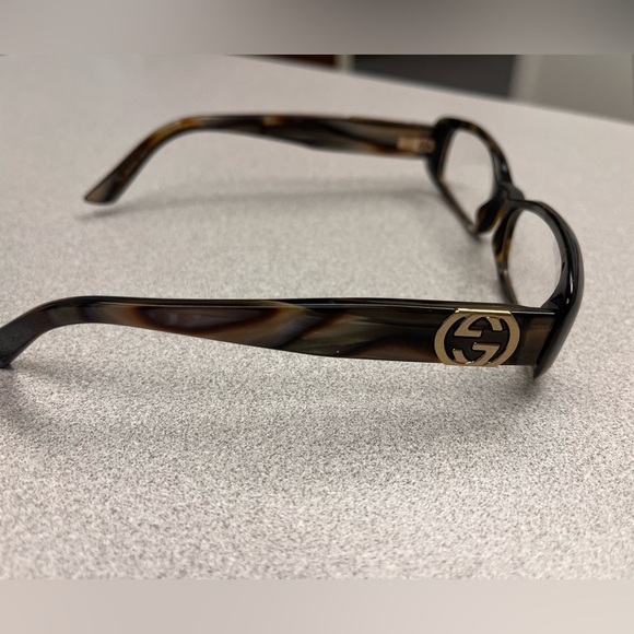 Gucci GG 2973 SVF Dark Brown Marble Eyeglasses Frames 50-16 130 Italy Designer - Picture 3 of 9